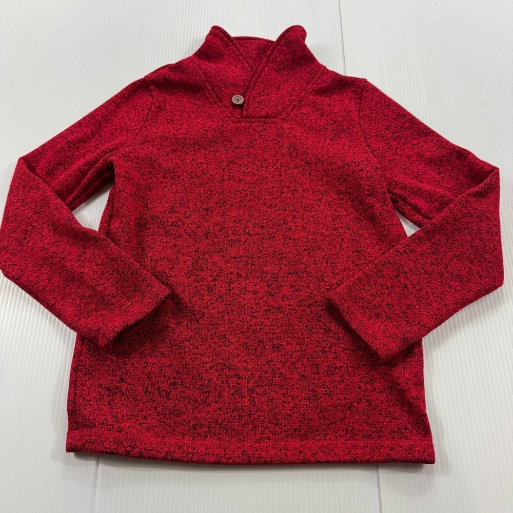 JK98. Jumping Beans Red Cowl Neck Sweater (8)